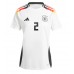 Camisa de Futebol Alemanha Antonio Rudiger #2 Equipamento Principal Mulheres Europeu 2024 Manga Curta